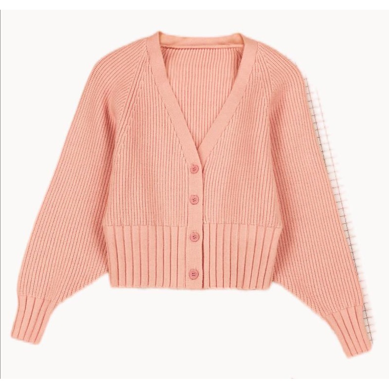Fashion V Neck Knitted Lady Long Sleeve Cardigan Sweater – Sweater and Cardigan price|S