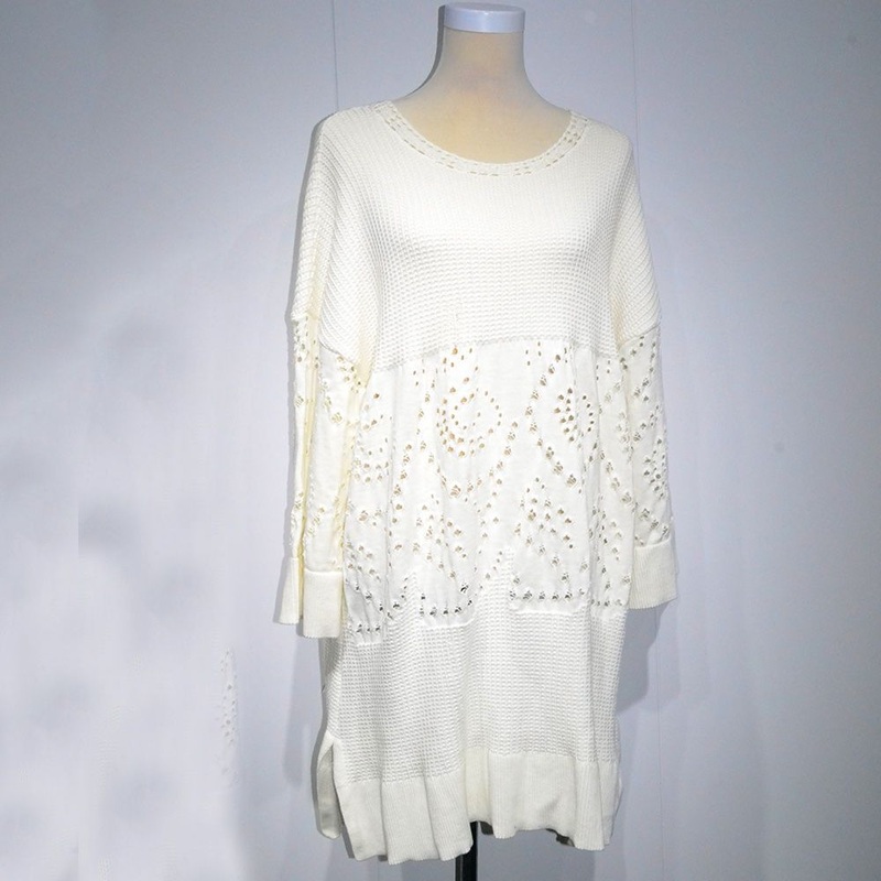 Women S V Neck Knitted Cardigan Wool Pullover Sweater Dress with Long Sleeves for Girls – Woolen Sweater and Cardigan Knit price|Free Size