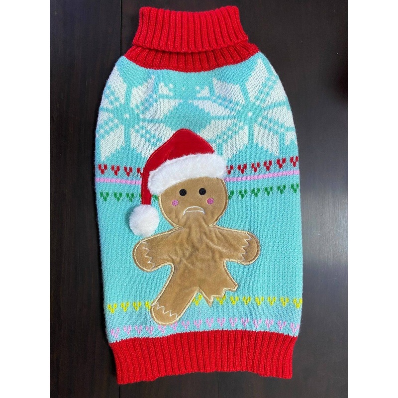 2022 Pets Fashion Christmas Style Cartoon Patterned Jacquard Knitted with Punch Embroidery Cats and Dogs Clothes – Dogs Cloth and Dogs Sweater price|S