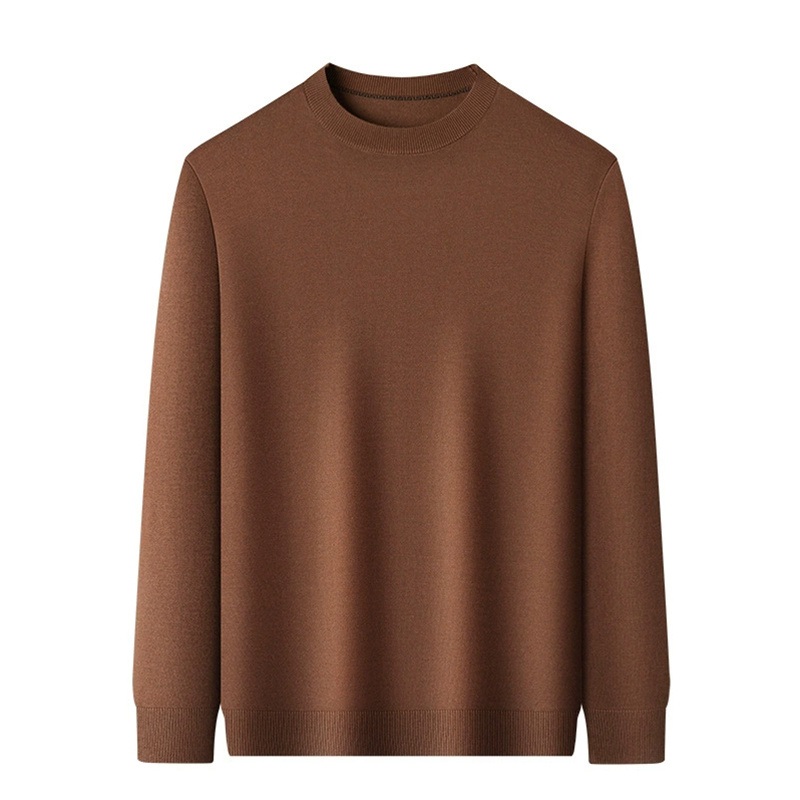 Crewneck Casual Fashion Solid Color Knitwear Pullover Winter Knitted Sweater for Men – Mens Knitted Sweaters and Knitwear Men price
