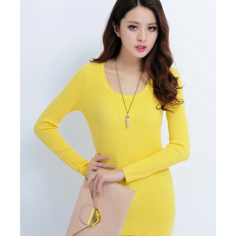 Ladies Fashion Round Neck Pullover Sweater – Sweater and Pullover Sweater price