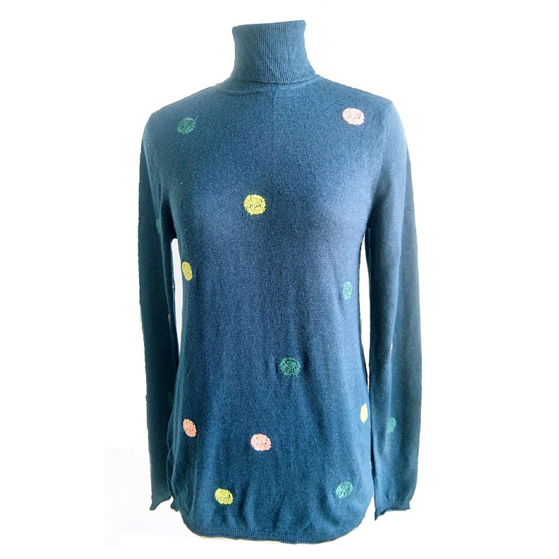 Ladies Turtleneck Embroidery Pullover – Sweater and Ladies Sweater price