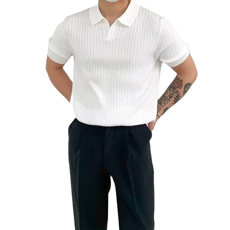 Literary New Japanese 2023 Fashion Polo Shirt Youth Popular Standard Male Temperament Trend Five-Quarter Sleeve Summer – Pullover Sweater and Cardigan Sweater price|<span style="font-size:16px;"><span style="color:|222222;"><span style="border:0px;padding