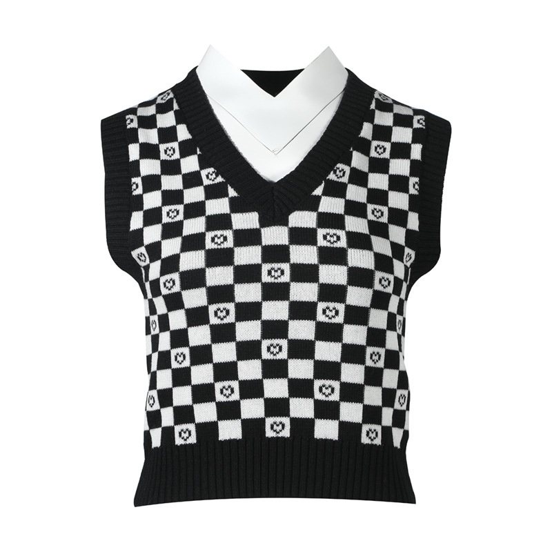 New Style Sleeveless Knitted Vest Sweater Fashion Wool Pullover Knitwear for Men – Knitwear Vest and Knitwear Men price