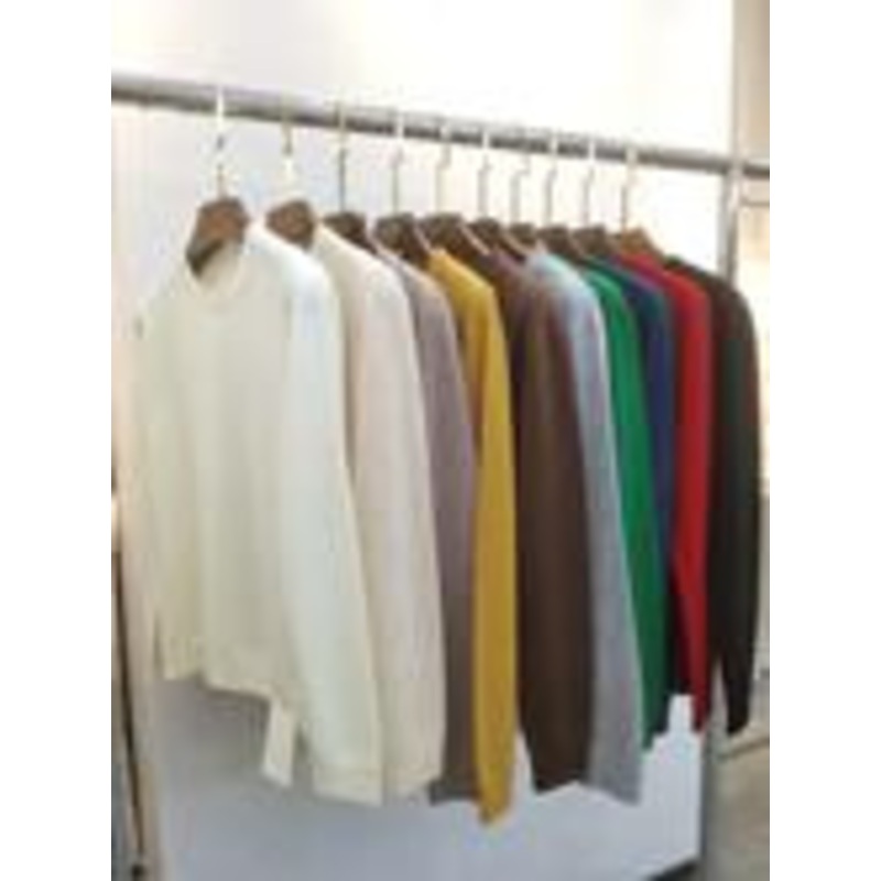 Wool Men Long Sleeve Various Colors Low Round Neck Sweater – Roll Neck and Wool price