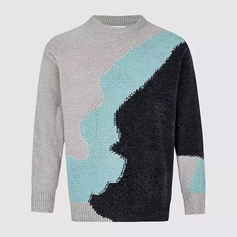 Custom Individuation Irregular Pattern Sweaters Round Neck Long Sleeve Casual Pullover Knitted Men Sweater – Pullover Sweater and Cardigan Sweater price|<span style="font-size:16px;"><span style="color:|222222;"><span style="border:0px;padding:0px;line-he