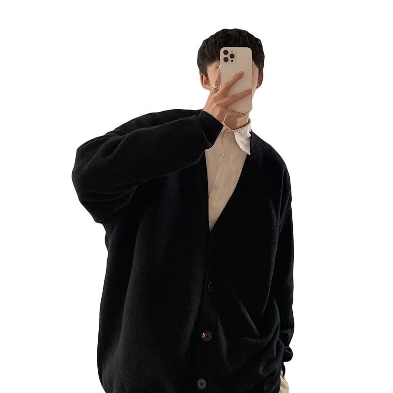 Custom OEM/ODM Long Sleeve Knitted Unisex Knitwear Cardigan Solid Color Cotton Sweater – Knit Sweater and Knitwear Men price