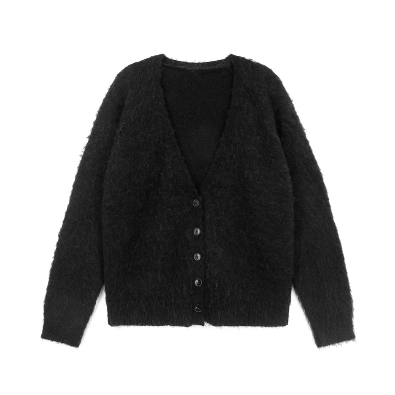 Vintage Loose Cardigans Cashmere Sweater Men Casual Autumn Knit Long Sleeve Knitwear – Custom Knit Sweater and Knitwear Men price