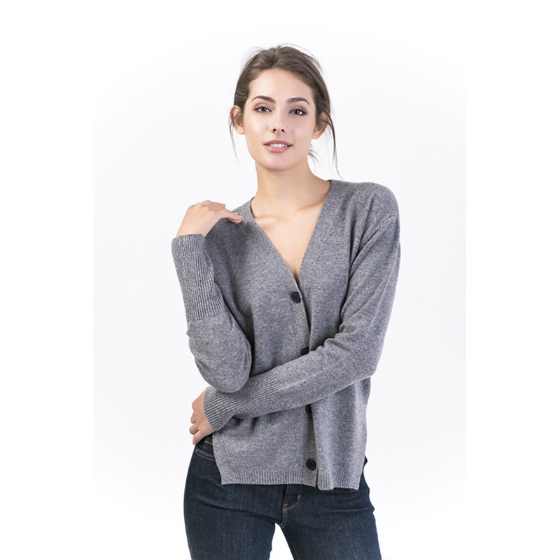100% Pure Cashmere Womens Fashion Cardigan with Button, Stylish Cardigan for Ladies – Cashmere and Cardigan Sweater price