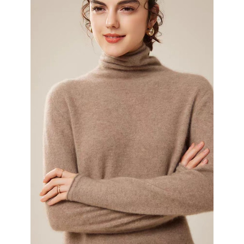 Autumn Winter Long Sleeve Crew Neck Knitted Loose Patchwork Pullover Sweater Women – Women Sweater and Turtleneck Women Sweater price