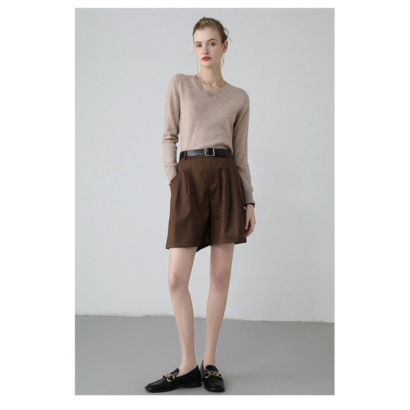 Elegant Women S Cashmere Sweater in V Neck Design – Women Sweater and Turtleneck Women Sweater price