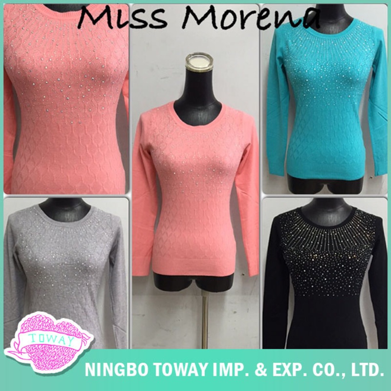 Hot Sale Bottom Beading Pink Ladies Women Fashion Knitwear Online – Knitwear and Fashion Knitwear price