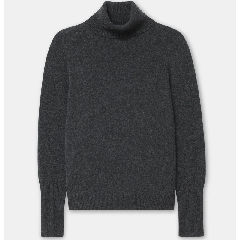 Inner Mongolia Cashmere Knitted Ladies Turtleneck Pullover Sweater – Sweater and Cashmere price|M Size