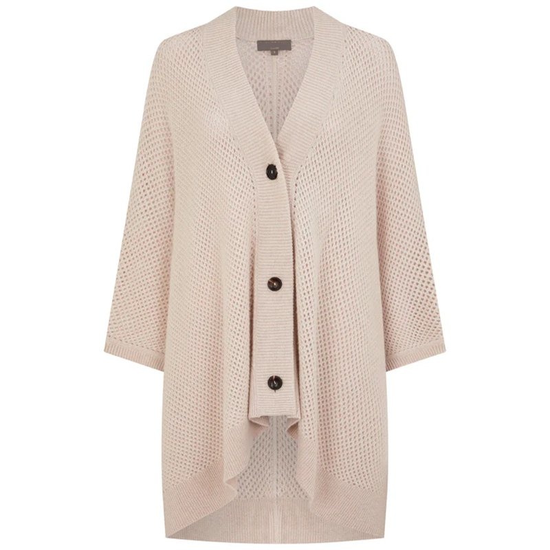 Elegant Womens 100% Cashmere Cardigan with V-Neck Design Mesh Stitch Womens Coats – Autumn Womens Cardigan and Knitting Coat price
