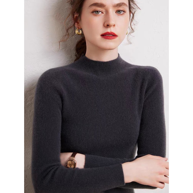 High Quality New Design Custom Soft Winter Long Sleeve Women Knitted Pullover Sweater – Women Sweater and Turtleneck Women Sweater price