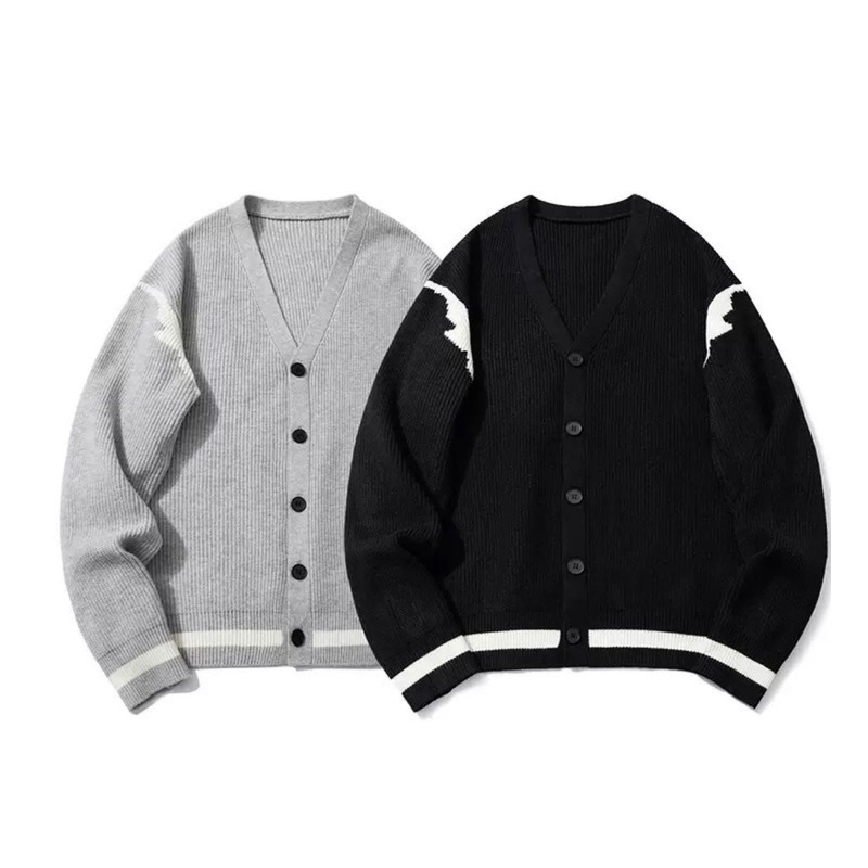 Stylish V-Neck Jacquard Knit Cardigan Sweater for Men – Men Cardigan Sweater and Cardigan Sweater price