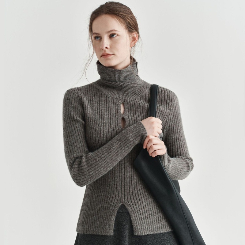 Stylish Womens Winter Split Hollow Sweater – Custom Hepburn Design – Womens Oversize Knitted Sweaters and Women Fall Sweaters price