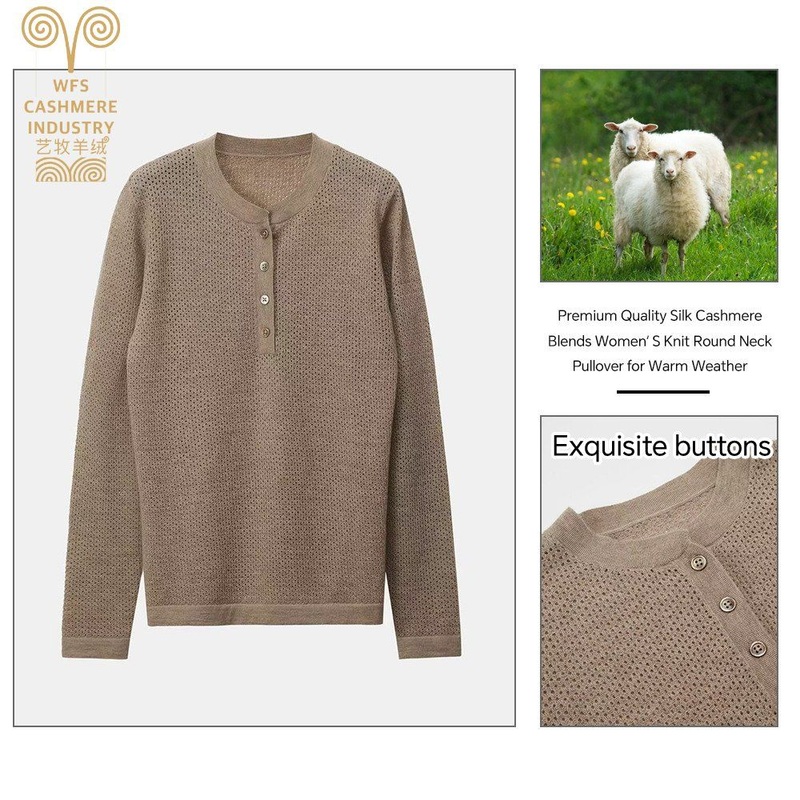 Wholesale Breathable Manufacturer 85%Silk15%Cashmere Pullover Turtleneck Cashmere Sweater Womens Casual Winter Knitted Sweater – Silk Blends Cashmere and Natural Yarns price