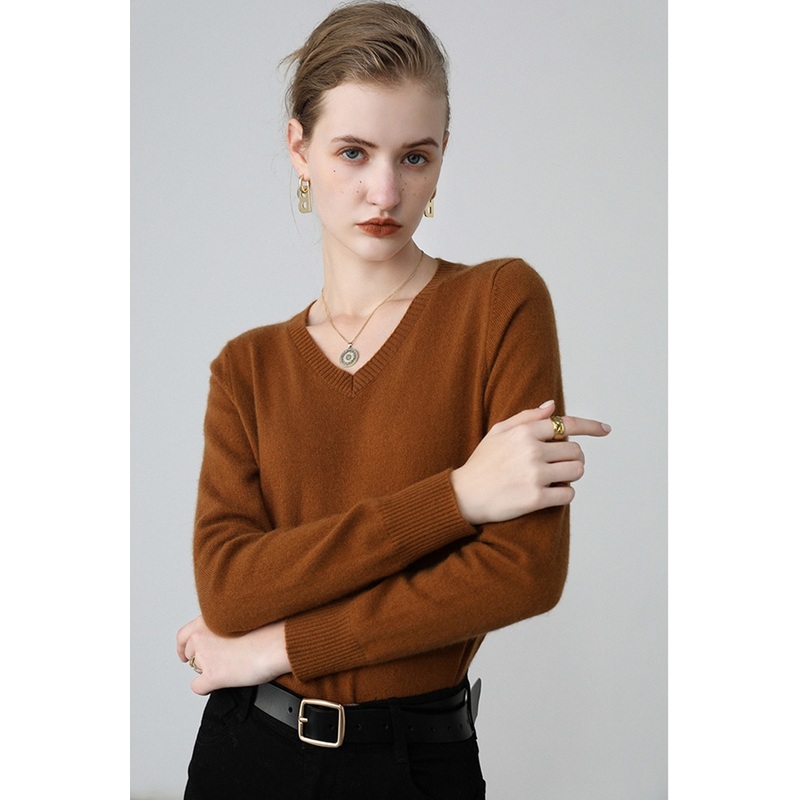 Comfortable Long Sweater for Women with Classic V Neck – Women Sweater and Turtleneck Women Sweater price