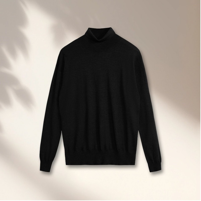 Customizable Mens Wool Polo Shirt with Breathable Knitted Fabric – Clothing and Sweater price