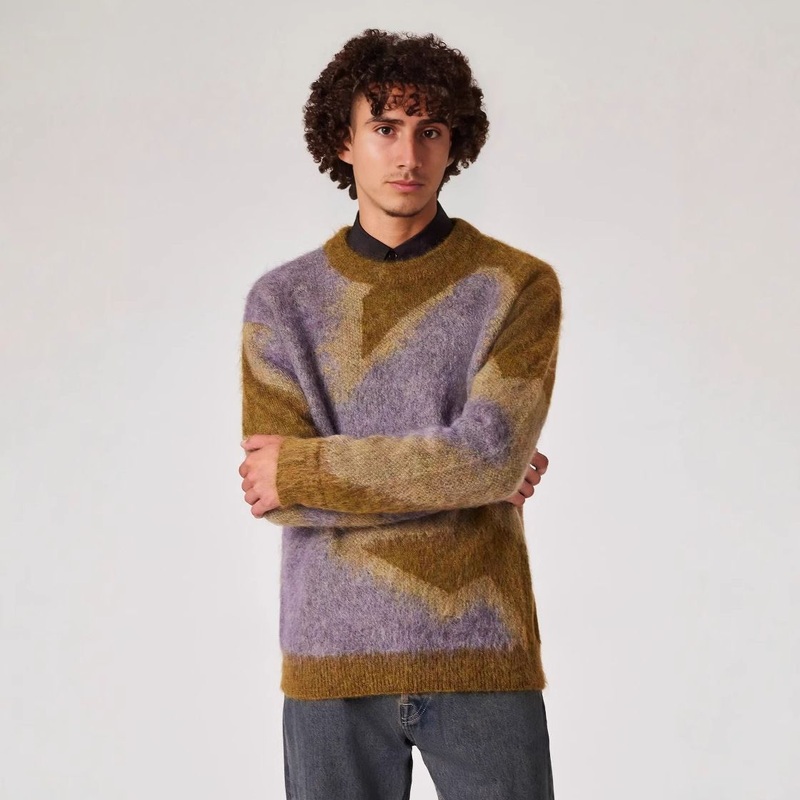 Hip Hop Style Knit Fleece Sweater Casual Men Pullover Sweater – Men Pullover Sweater and Hip Hop Style Knit Sweater price