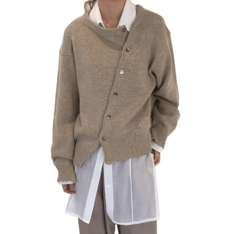 Round Neck Sweater Jacket Button Design Women Cardigan Sweater – Cardigan Sweater and Women Sweater price