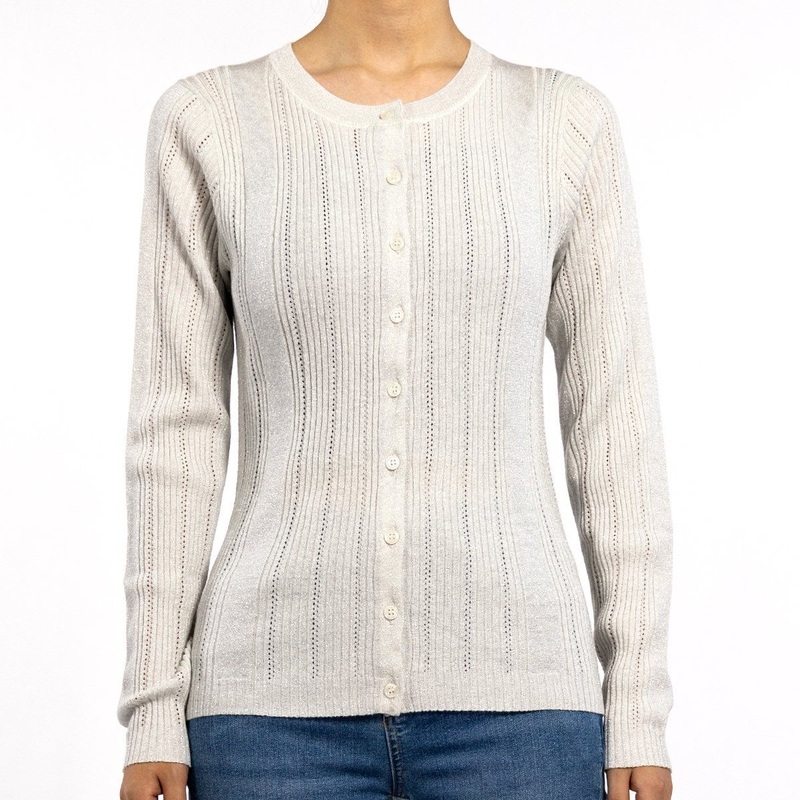 Spring Long Sleeve Cardigan Frost Silk Honeysuckle Tight Cutout Lightweight Sweater for Women – High Quality Sweaters and Designer Cardigan price