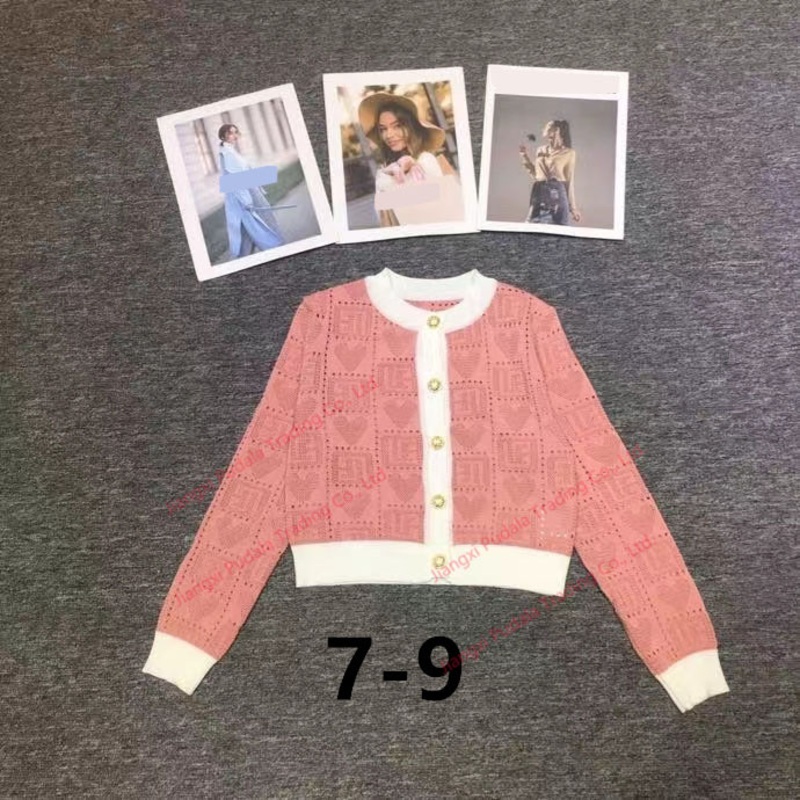 Wholesale High Quality Women Clothes Customisation Knit Cardigan Jacquard Sweater – Sweater and 1: 1 Sweater price
