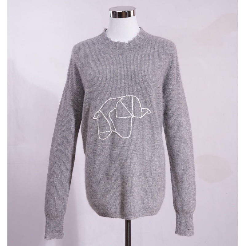 Womens Lightweight Embroidery Elephant Pullover Sweater for Fall and Winter Clothing – Cashmere Sweater and Womens Sweater price