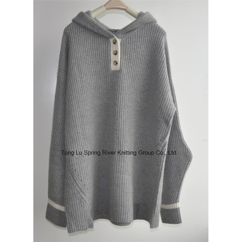 Wool Cashmere Ladies Knit Pullover Sweater Hoodies – Fashion Clothing and Sweater price