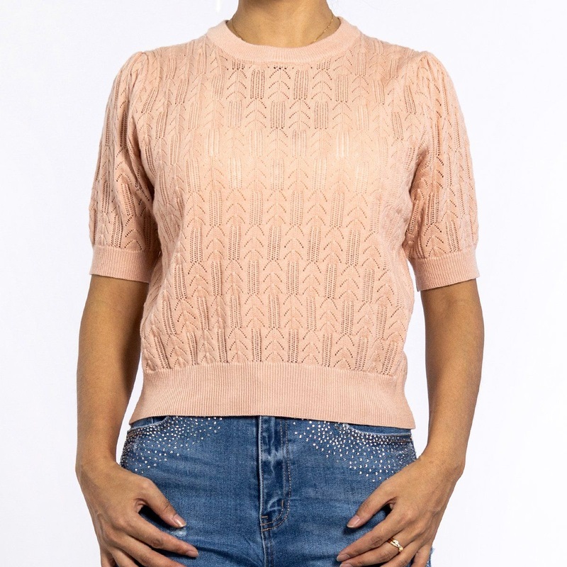 2023 Round Neck Leaky Hole Soft Knitwear Summer Light Weight Sweaters for Women – Women Sweater and Pullover Sweater price