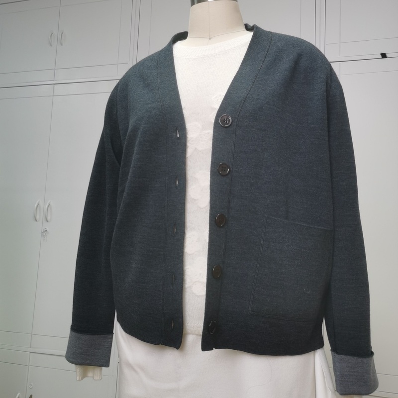 Dark Gray Womens Cardigan Sweater 100% Wool Winter Clothing – Wool Sweater and Womens Sweater price