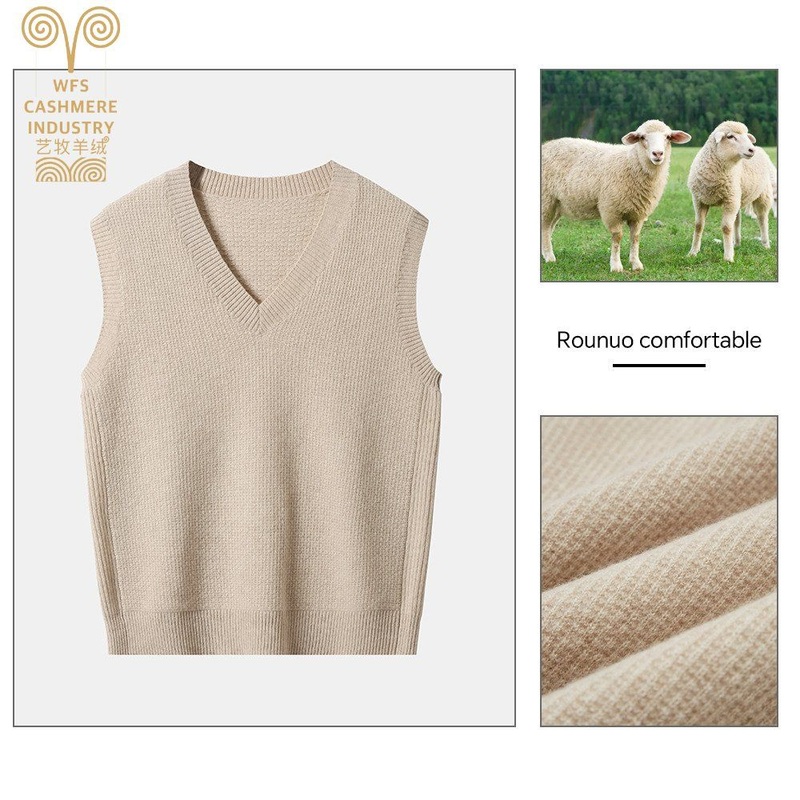 Fashionable Tank Top Knitted Camisole Casual Going out Tops – 100% Cashmere and Women Clothing price