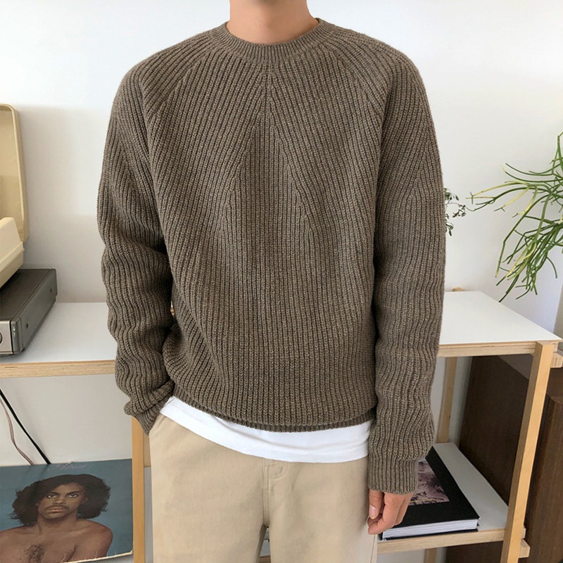 OEM ODM Customized Casual Knitted Sweater Men Top Quality Streetwear Pullover Sweater – New Jacket Sweater and V Neck Pullover price
