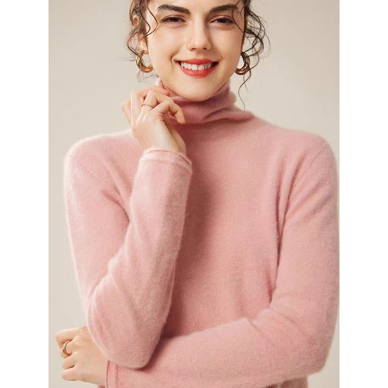 Retro Regular Fit Size Long-Sleeve Solid Color Pullover Women S Bottoming Sweater – Women Sweater and Turtleneck Women Sweater price