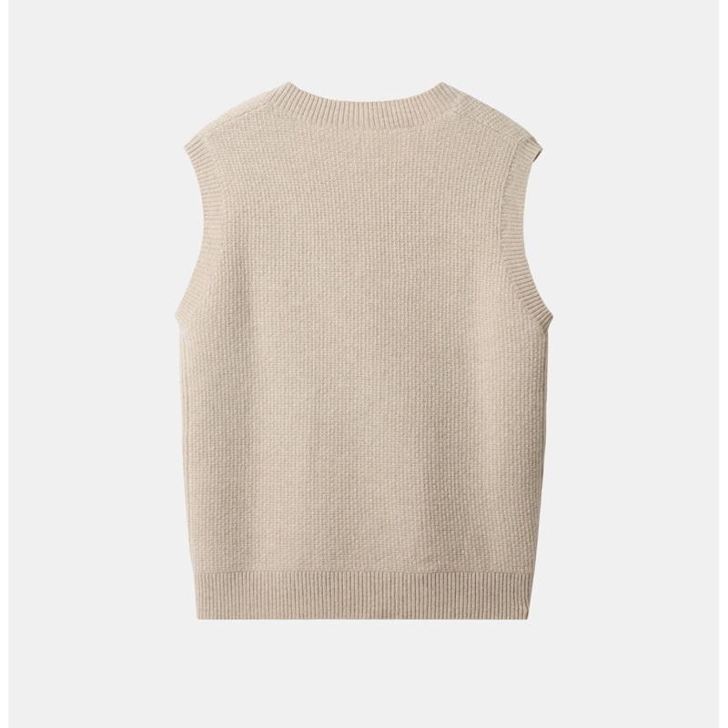 Top Quality Custom Vest Tops Autumn Winter Vest Woman Sweater Cashmere Vest. – Sweater and 100% Cashmere price