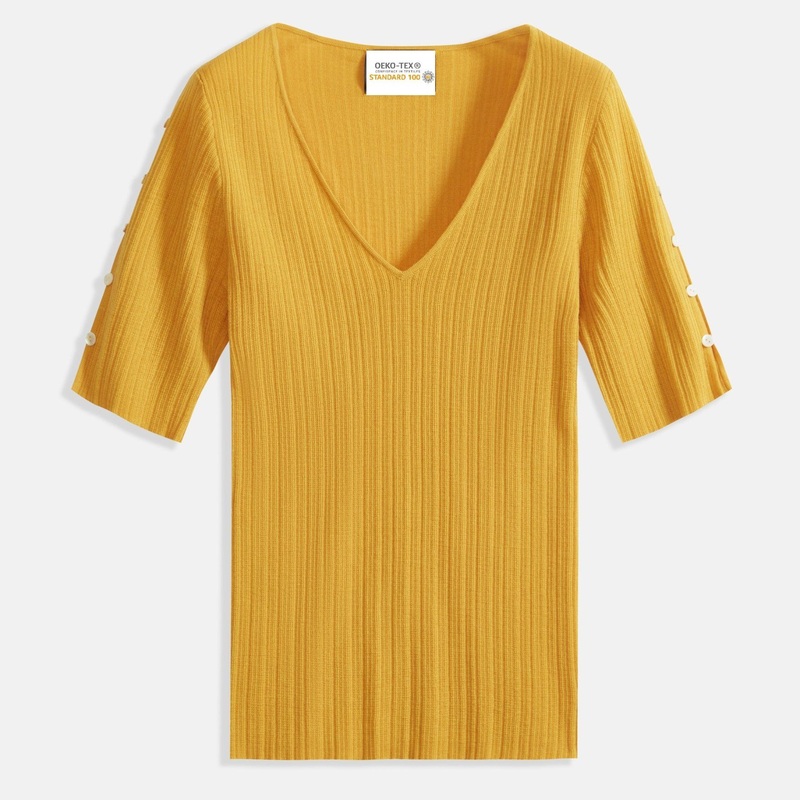 V-Neck Ribbed Cashmere Pullover Sweater for Women – Cashmere Sweaters and Womens Knitwear price