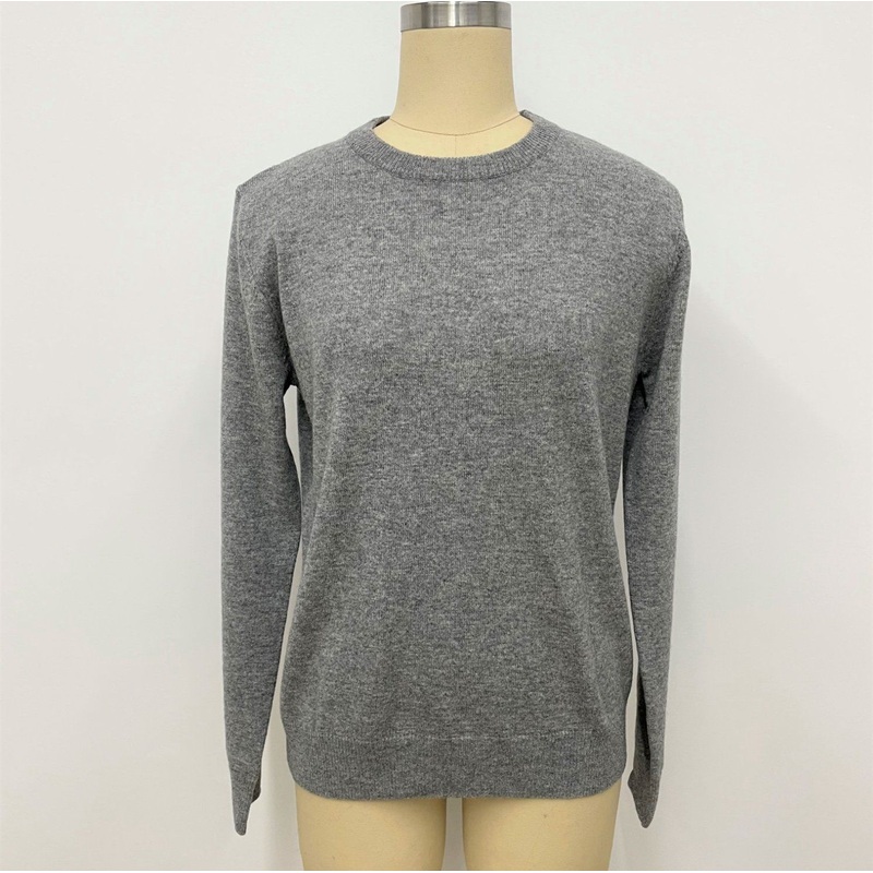 70% Extrafine Wool & 30% Cashmere Blends Ladies Classic Round Neck Pullover Sweater – Sweater and Cashmere Wool price