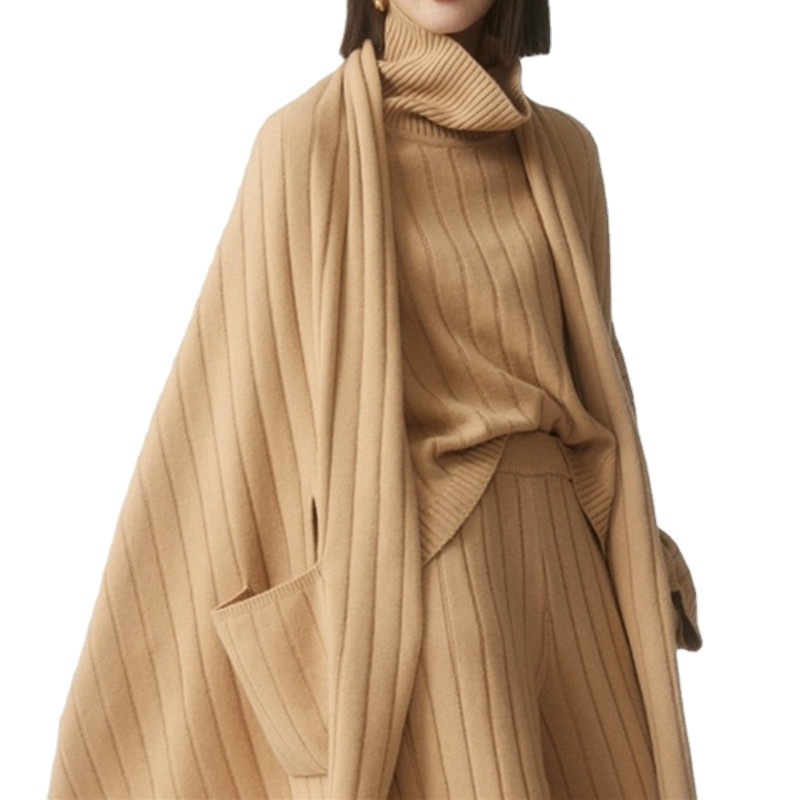 Cashmere Knitting Fashion High Quality Women Sweater Lady Jumpersuit. – Lady Jumper Cashmere Suit and High Quality Cashmere Women Sweater price