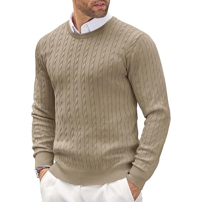 Mens Crewneck Knit Sweater Slim Fit Sweater – Men Sweater and Men Crewneck Knit Sweater price