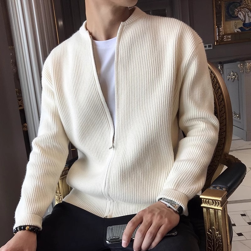 Nnr Solid Polyester Zipper Cardigan Spring Autumn Winter Man Sweater – Men Sweater and Sweater price
