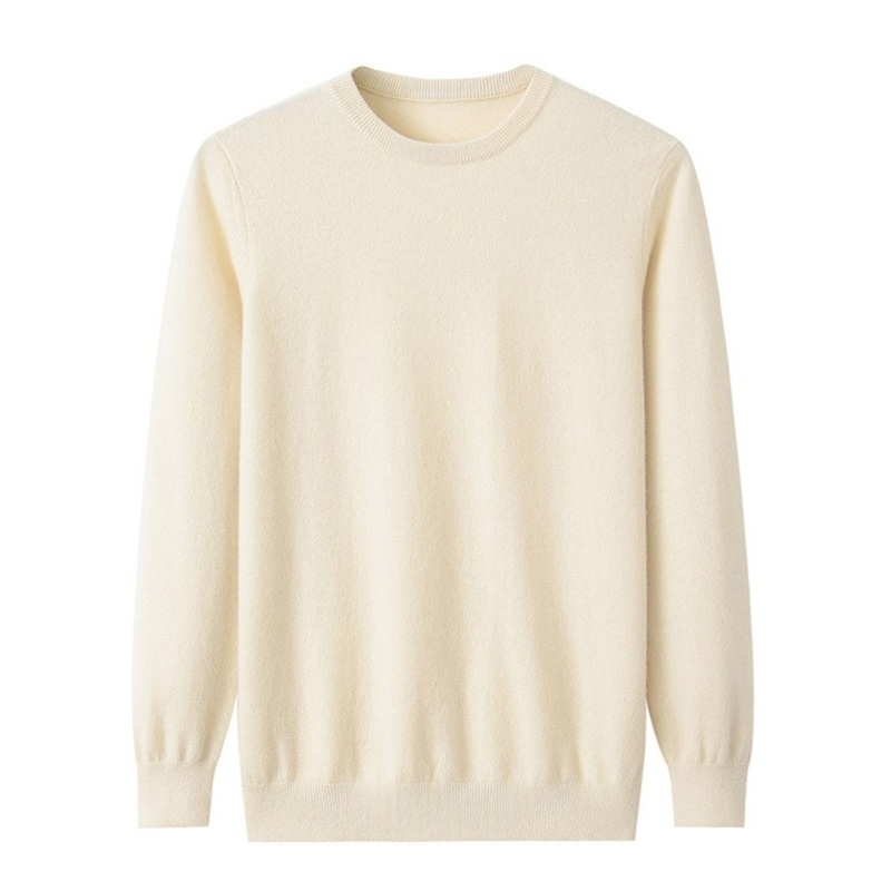 100% Extrafine Merino Wool Knitted Mens Fashion Crew-Neck Pullover Jumper Sweater – Sweater and Mens Sweater price