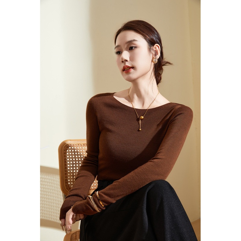 100% Premium Merino Wool Womens Lightweight Slim Fit Jumper Sweater – Wool Sweater and Womens Sweater price