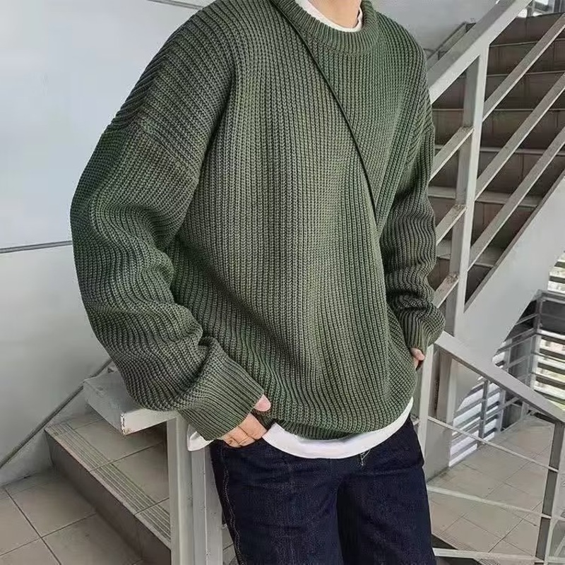 Crew Neck Cashmere Blank Knitted Casual Plain Pullover Long Sleeve Mens Cashmere Sweaters – Mens Cashmere Sweaters and V Neck Pullover price