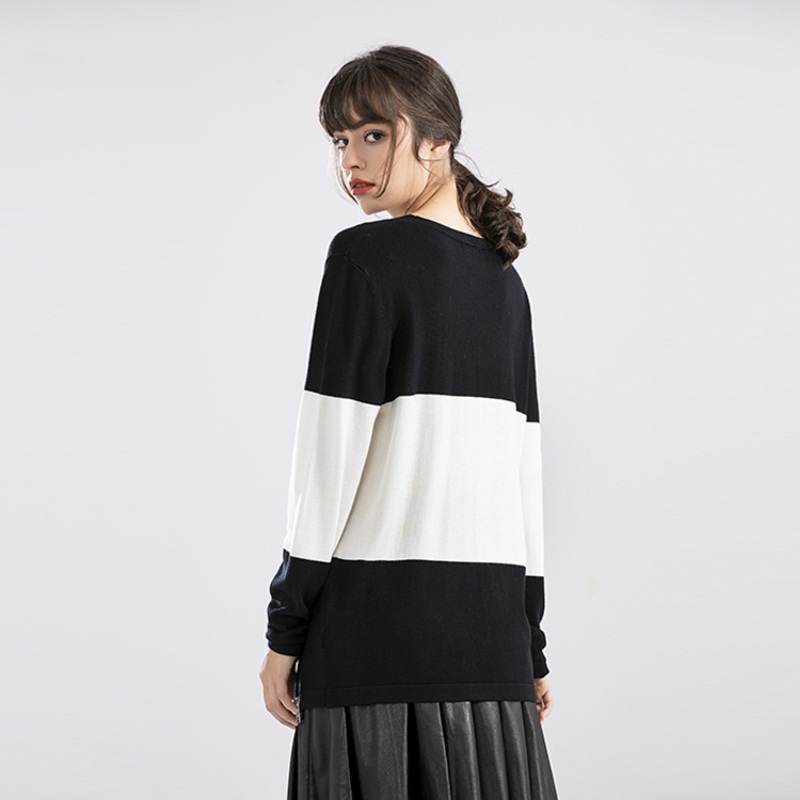 Fashionable Womens Autumn Winter Pullover Sweater Yarn Dyed Wool – Fashionable Wool and Autumn Winter Wool price
