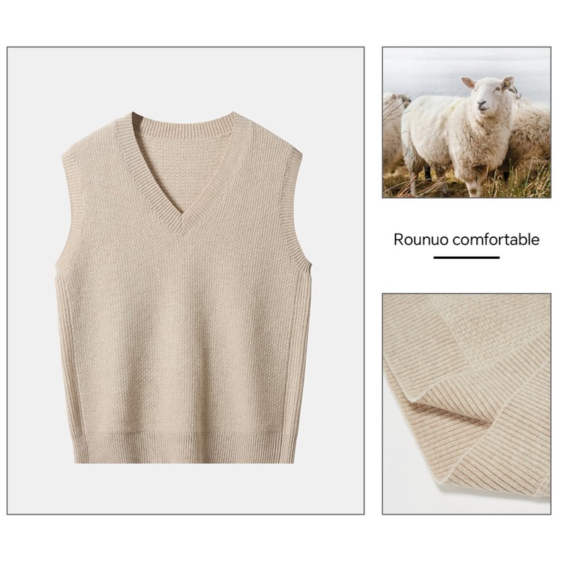 Manufacturer Wholesale Winter Mens Sweaters 100% Cotton Cashmere Solid Color V Neck Pullover Long Sleeve Womens Sweaters – Sweater and 100% Cashmere price