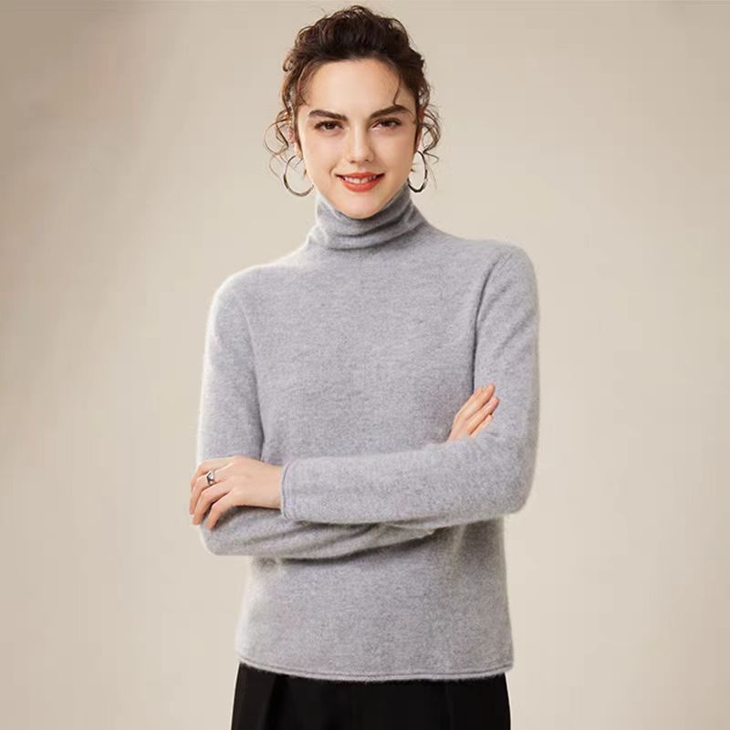Women S Classic Turtle Neck Long Sleeve Pullover Sweater Plain Color – Women Sweater and Turtleneck Women Sweater price