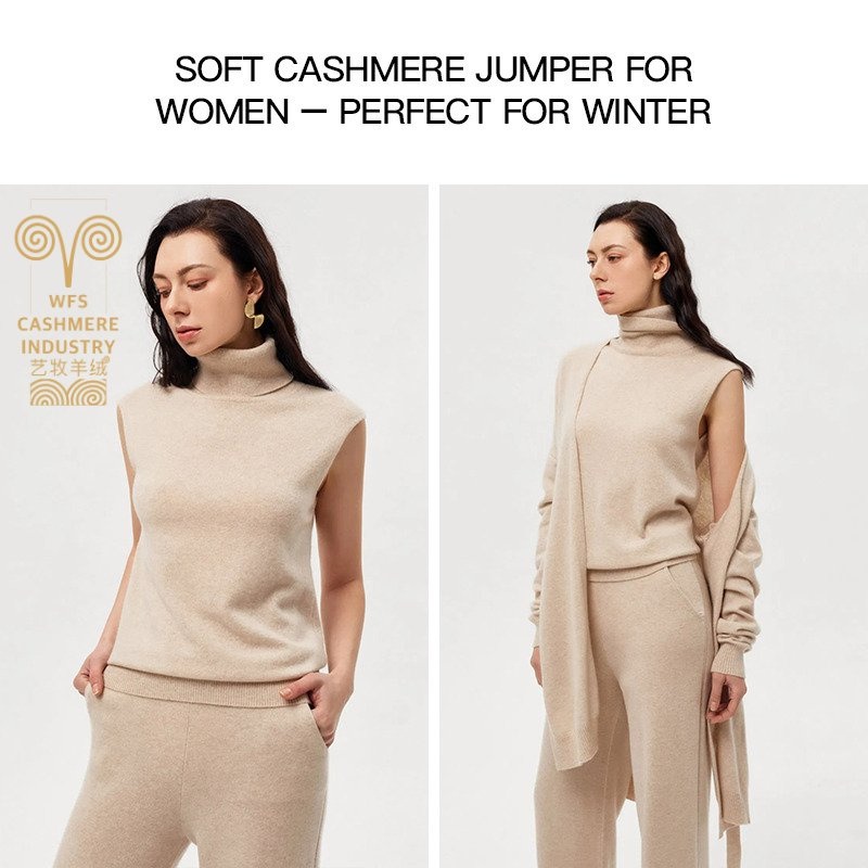 Womens XL Turtleneck Half Sleeveless Pullover Sweater Custom Logo Knitted Cardigan Wholesale Ladies Half Sleeve Knitwear – Women Knitwear and Cashmere Sweater price