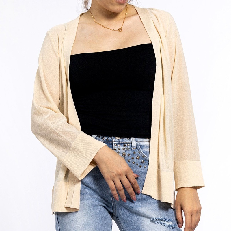 Apricot Hollow out Lightweight Long Sleeve Knitted Sweater Summer Womens Cardigan – Sweaters for Women and Summer Cardigan price
