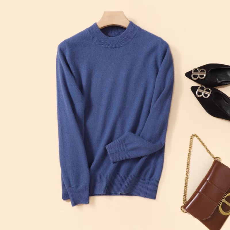 Customized Crew Neck Private Label Cashmere Classic Fit Sweater for Women – Women Sweater High Neck and High Neck Women Sweater price